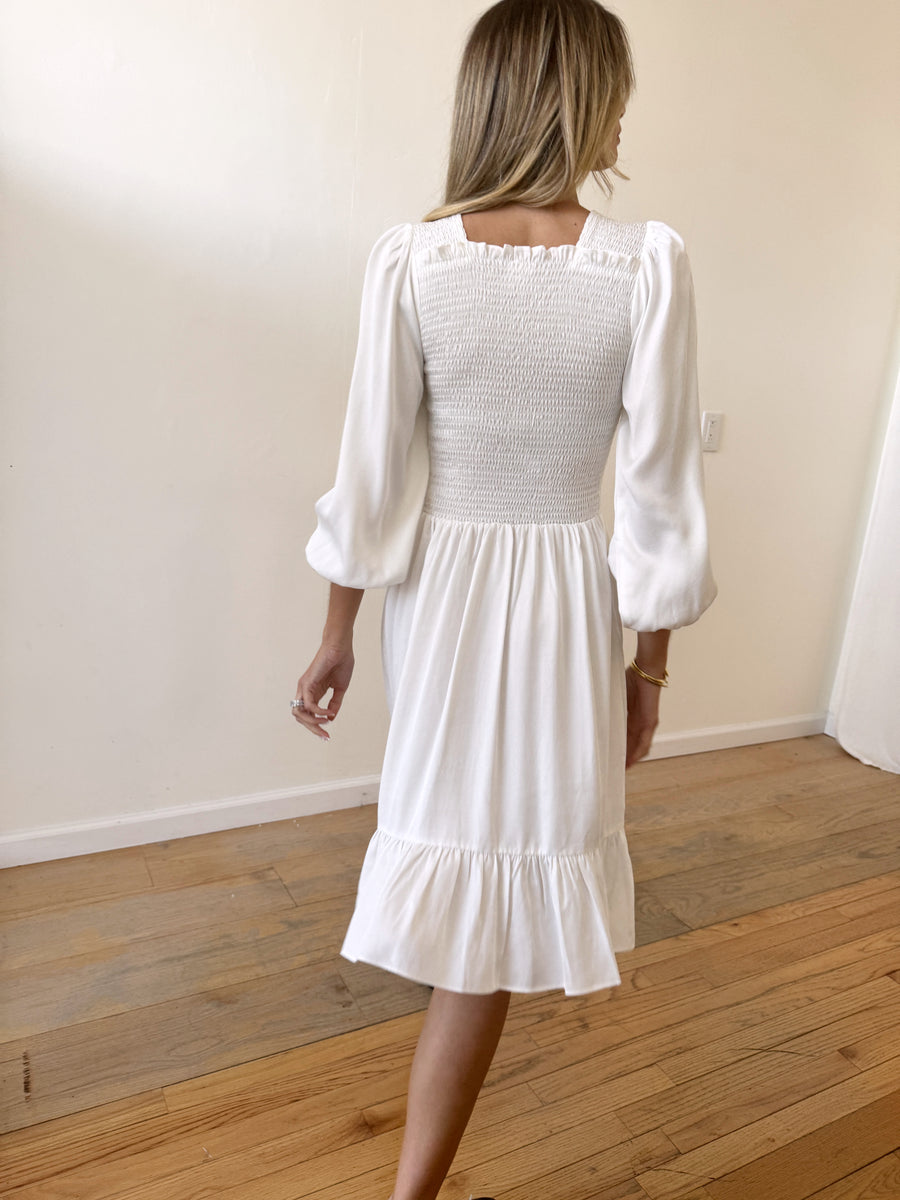 Milkmaid Dress White White Milkmaid Mini Dress White Milkmaid Mini Dress  Drop Waist