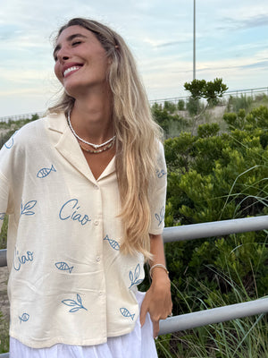 Ciao Embroidered Shirt