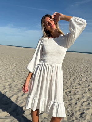 White Milkmaid Dress *Standard*