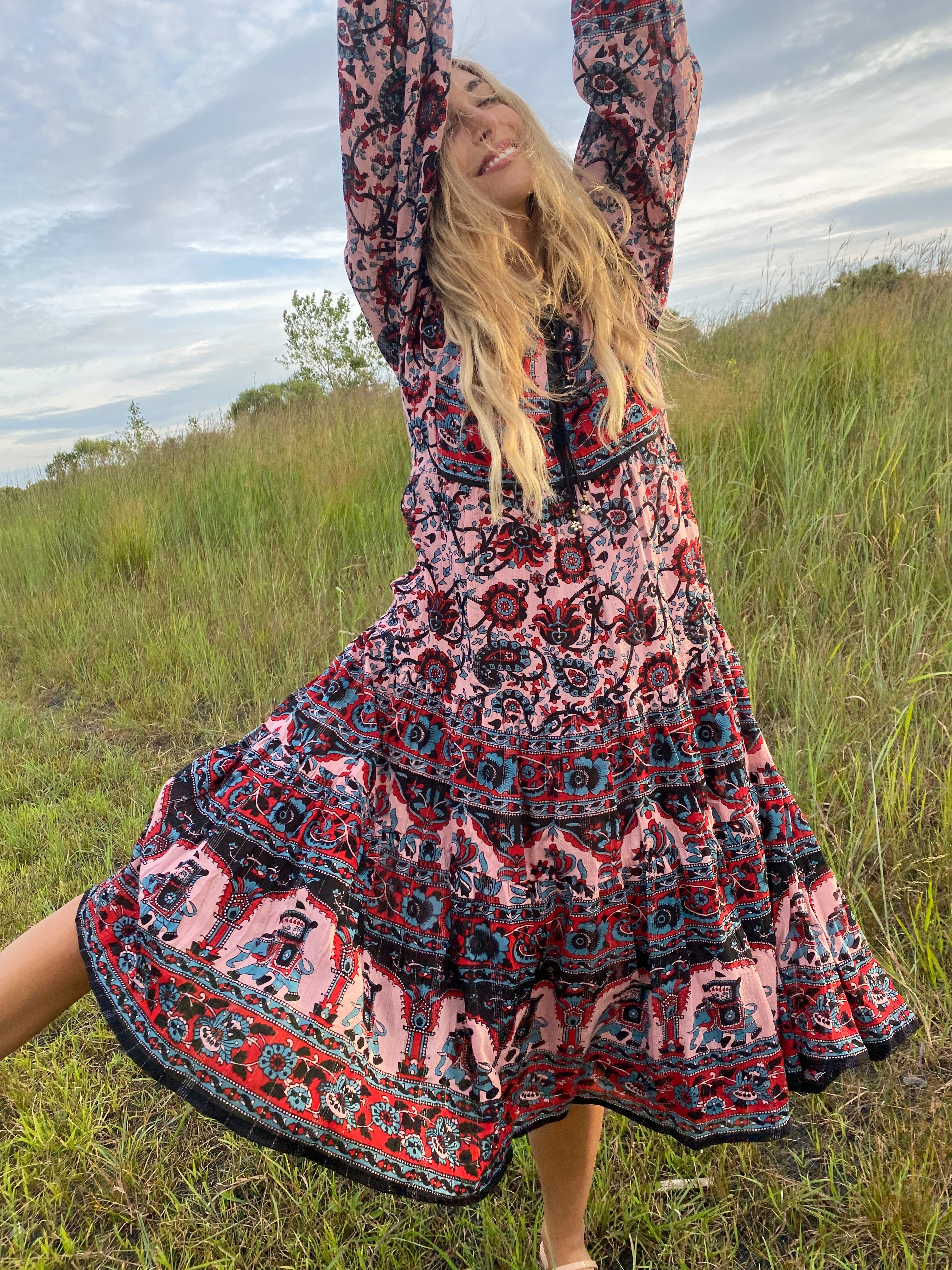 Luna Printed Dress