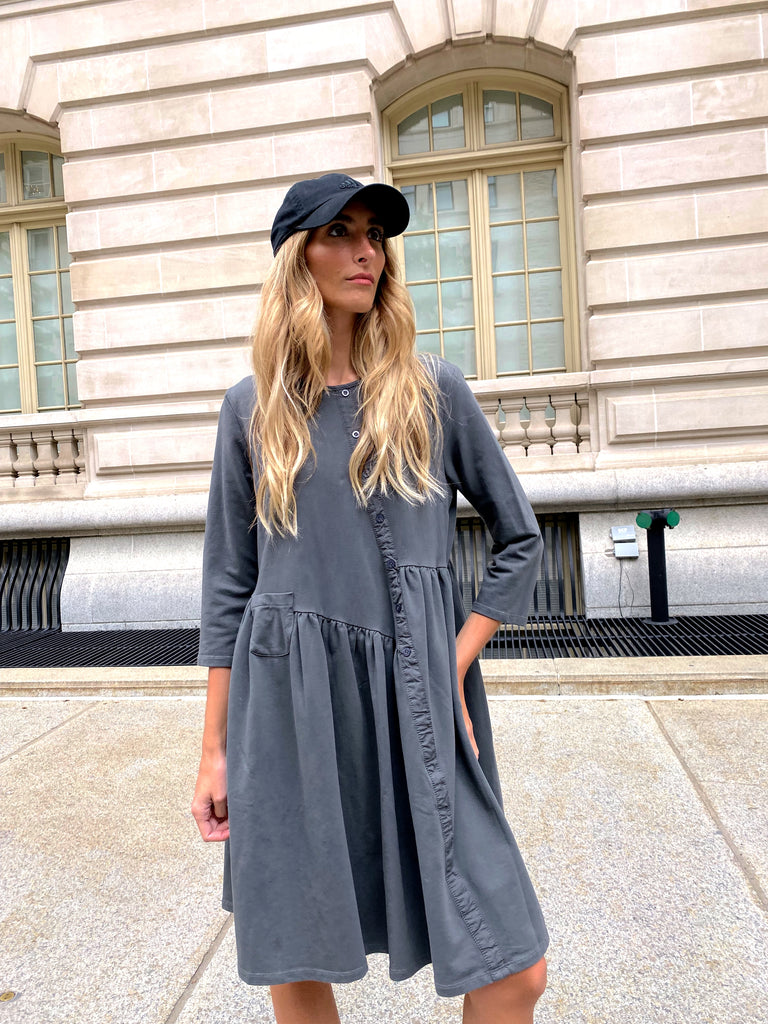 Gray Smock Dress