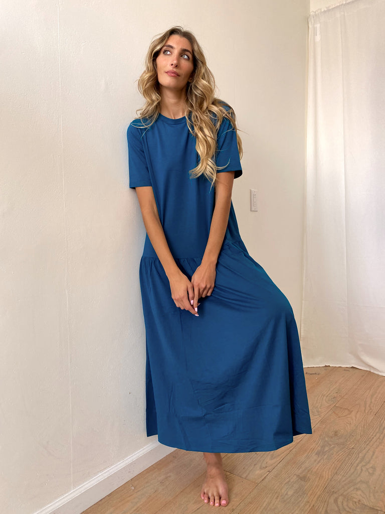 The Reed Dress Teal